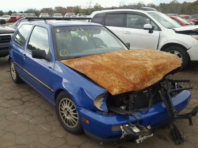 3VWBC81H2SM039401 - 1995 VOLKSWAGEN GOLF III S BLUE photo 1