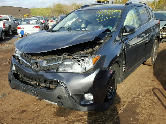 JTMRFREVXFD132649 - 2015 TOYOTA RAV4 XLE CHARCOAL photo 2