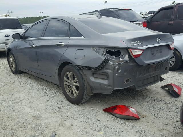 5NPEB4AC6DH577883 - 2013 HYUNDAI SONATA GLS GRAY photo 3