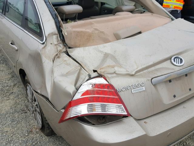 1MEHM43165G615460 - 2005 MERCURY MONTEGO PR 金色 照片 9