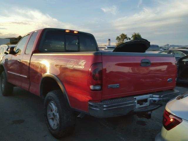 1FTRX18L12KC07267 - 2002 FORD F150 RED photo 3