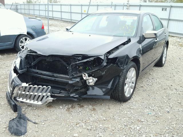 3LNHL2GC7AR753978 - 2010 LINCOLN MKZ BLACK photo 2