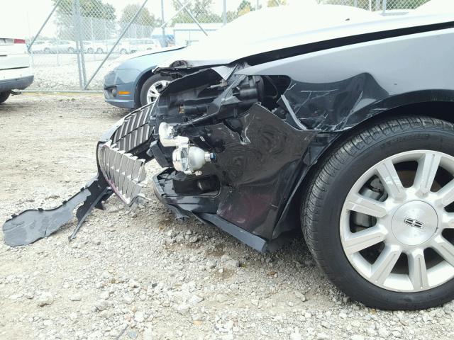 3LNHL2GC7AR753978 - 2010 LINCOLN MKZ BLACK photo 9