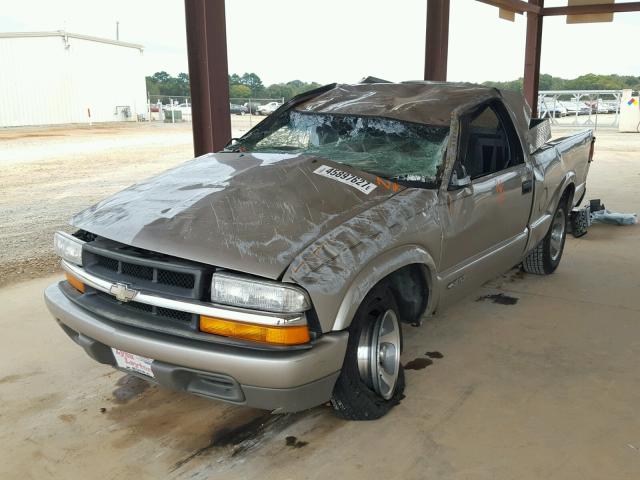 1GCCS145XYK292839 - 2000 CHEVROLET S TRUCK S1 GOLD photo 2