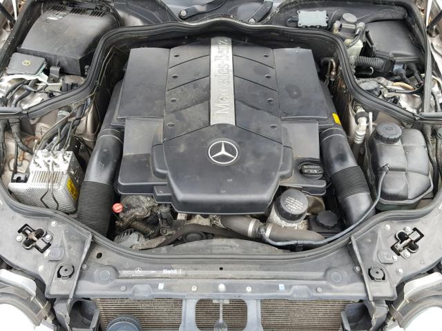 WDBUF83J55X166210 - 2005 MERCEDES-BENZ E 500 4MAT GOLD photo 7