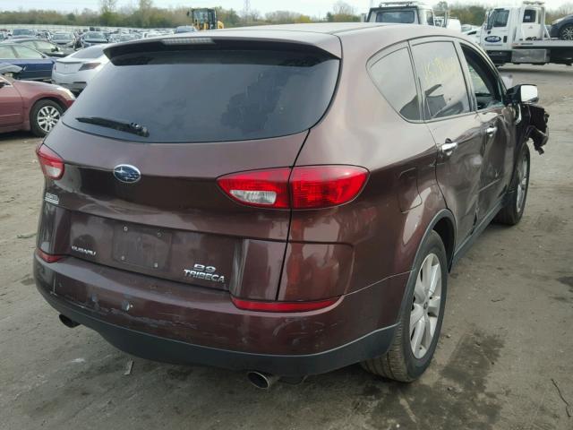 4S4WX85C964425561 - 2006 SUBARU B9 TRIBECA BROWN photo 4