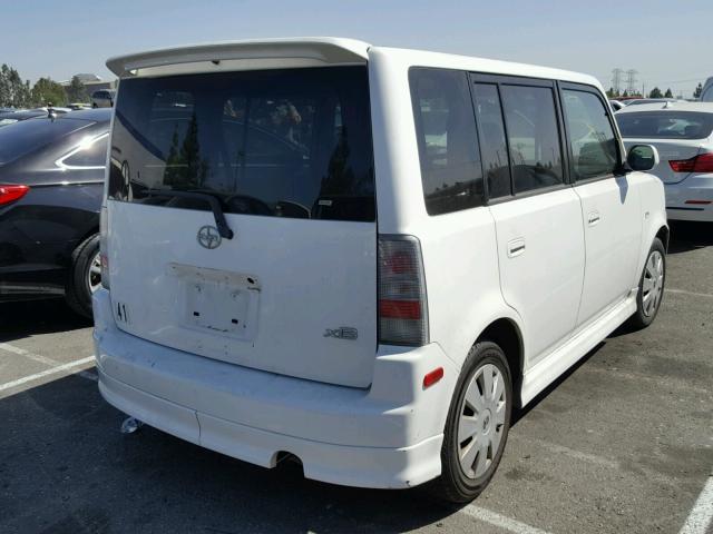 JTLKT324X64109590 - 2006 TOYOTA SCION XB 白色 照片 4