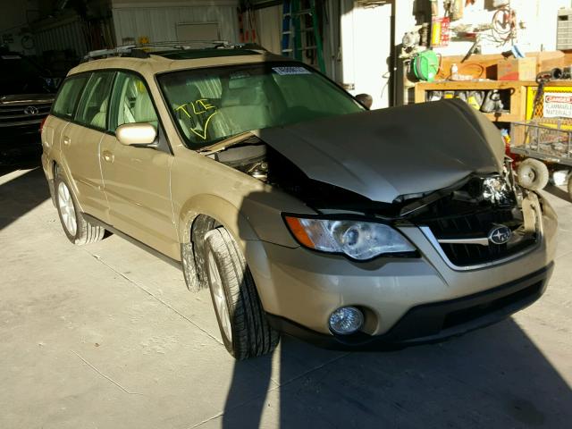 4S4BP62C787330151 - 2008 SUBARU OUTBACK 2. GOLD photo 1