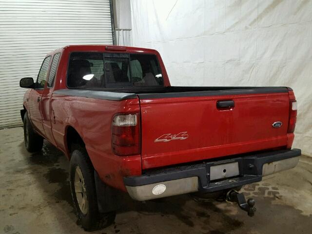 1FTZR15E54PA57265 - 2004 FORD RANGER SUP RED photo 3