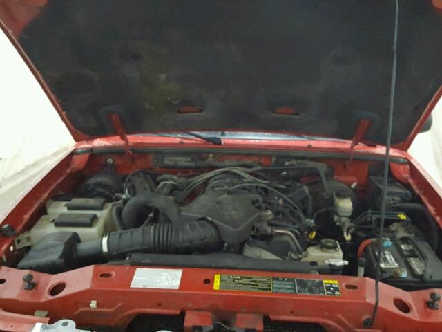 1FTZR15E54PA57265 - 2004 FORD RANGER SUP RED photo 7