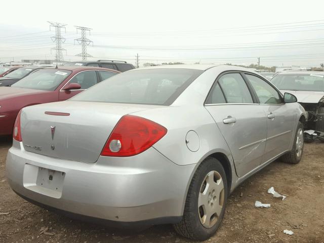 1G2ZF55B364268527 - 2006 PONTIAC G6 SILVER photo 4