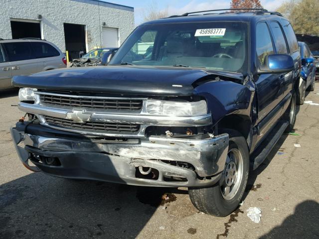 1GNEK13T61J270851 - 2001 CHEVROLET TAHOE BLUE photo 2