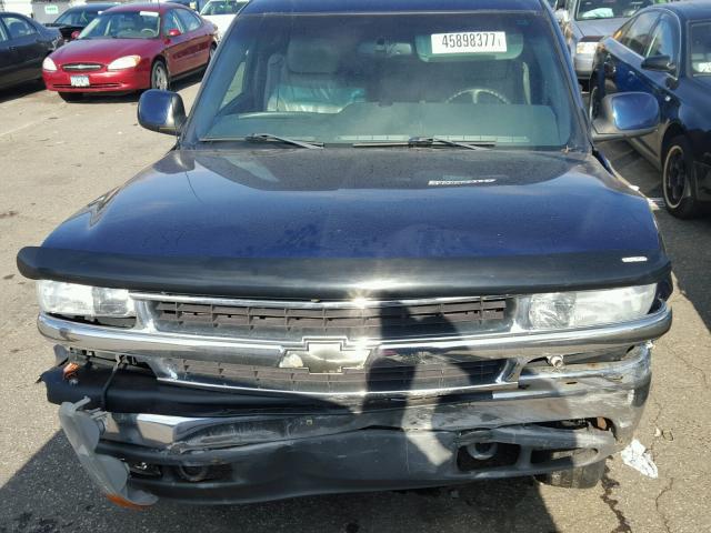 1GNEK13T61J270851 - 2001 CHEVROLET TAHOE BLUE photo 7