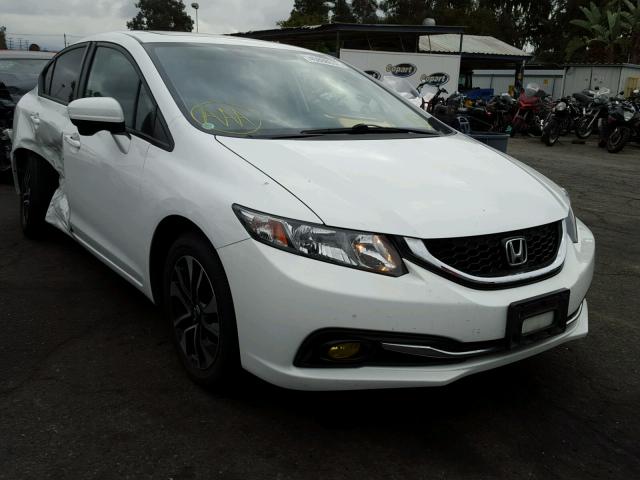 19XFB2F84EE264060 - 2014 HONDA CIVIC EX WHITE photo 1