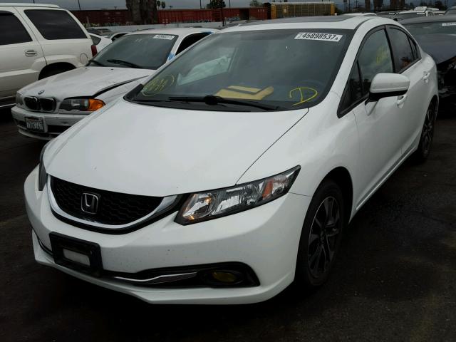 19XFB2F84EE264060 - 2014 HONDA CIVIC EX WHITE photo 2