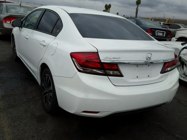 19XFB2F84EE264060 - 2014 HONDA CIVIC EX WHITE photo 3