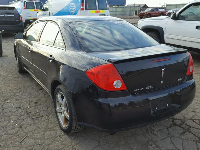 1G2ZG57N184101736 - 2008 PONTIAC G6 BASE BLACK photo 3