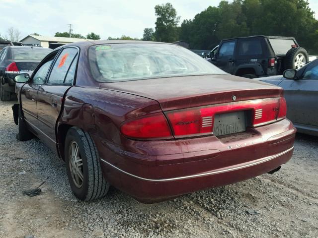 2G4WB52K4Y1121027 - 2000 BUICK REGAL LS BURGUNDY photo 3