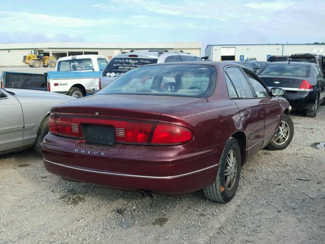 2G4WB52K4Y1121027 - 2000 BUICK REGAL LS BURGUNDY photo 4