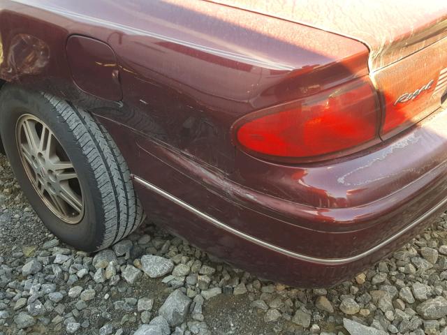 2G4WB52K4Y1121027 - 2000 BUICK REGAL LS BURGUNDY photo 9