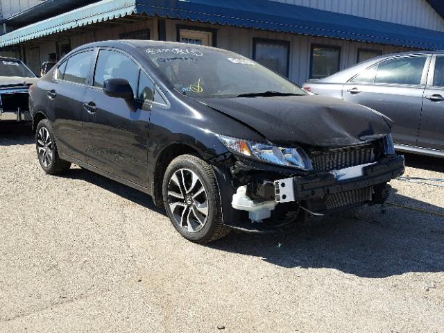 19XFB2F90DE008358 - 2013 HONDA CIVIC EXL 黑色 照片 1