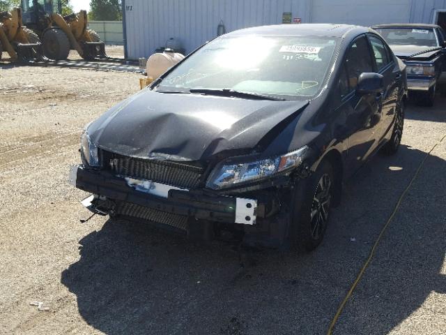 19XFB2F90DE008358 - 2013 HONDA CIVIC EXL 黑色 照片 2