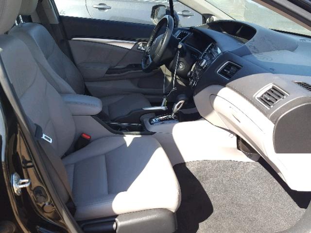 19XFB2F90DE008358 - 2013 HONDA CIVIC EXL 黑色 照片 5