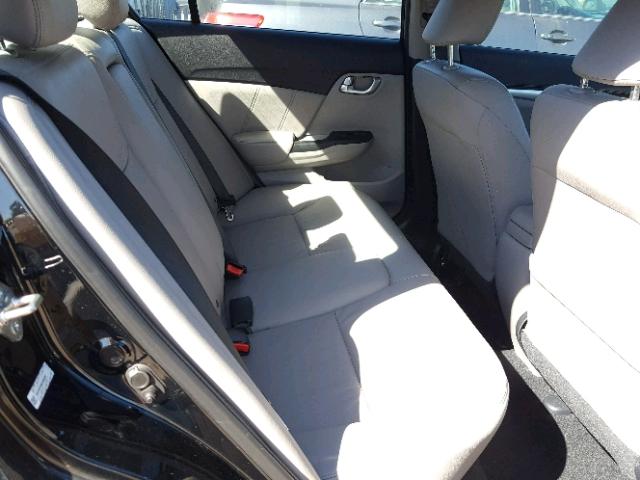 19XFB2F90DE008358 - 2013 HONDA CIVIC EXL 黑色 照片 6