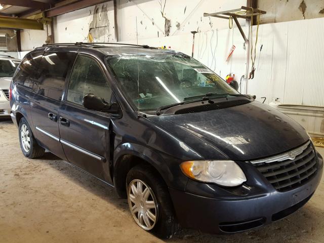 2A4GP54L27R213425 - 2007 CHRYSLER TOWN & COU BLUE photo 1