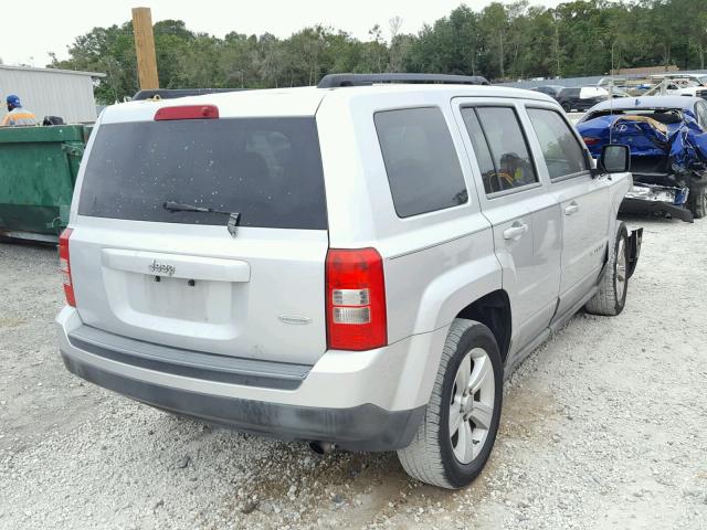 1J4NT1GA9BD124601 - 2011 JEEP PATRIOT SP SILVER photo 4