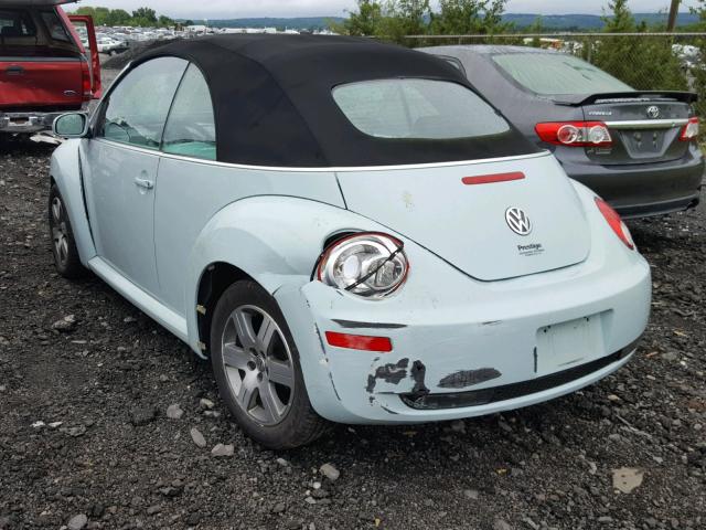 3VWPF31Y16M332700 - 2006 VOLKSWAGEN NEW BEETLE Mavi foto 3