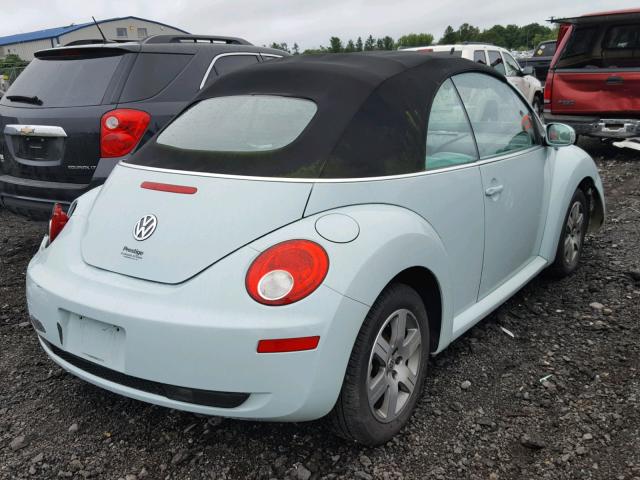 3VWPF31Y16M332700 - 2006 VOLKSWAGEN NEW BEETLE Mavi foto 4