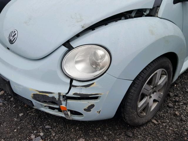 3VWPF31Y16M332700 - 2006 VOLKSWAGEN NEW BEETLE Mavi foto 9