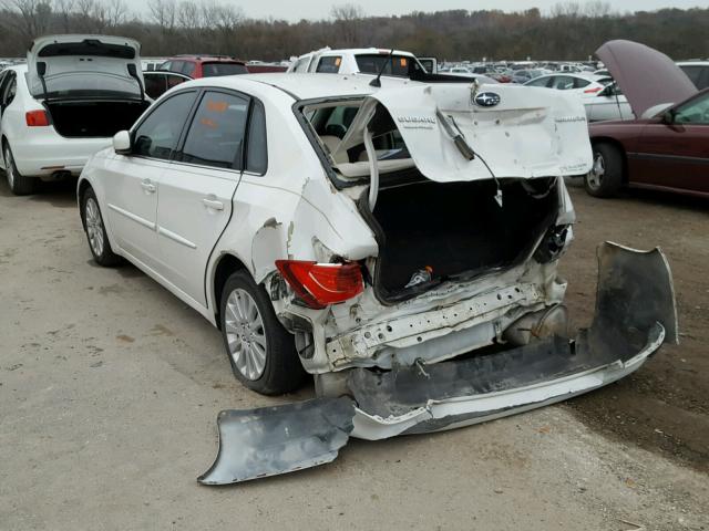 JF1GE6B62AH509522 - 2010 SUBARU IMPREZA 2. WHITE photo 3