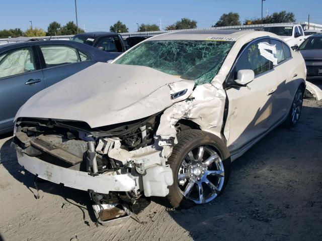 1G4GD5G39EF192745 - 2014 BUICK LACROSSE P WHITE photo 2