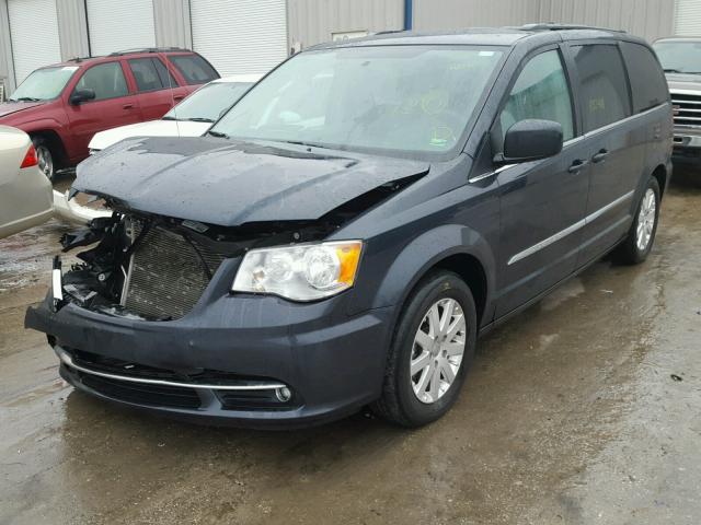 2C4RC1BG4ER435180 - 2014 CHRYSLER TOWN & COU CHARCOAL photo 2