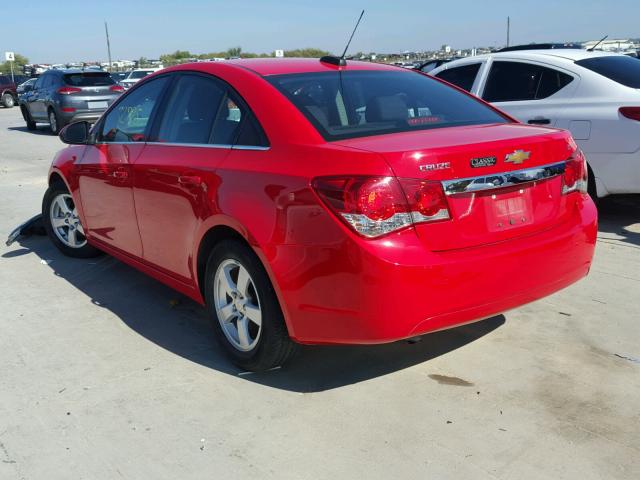 1G1PC5SB3F7127237 - 2015 CHEVROLET CRUZE LT RED photo 3