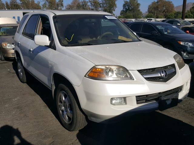 2HNYD18286H505723 - 2006 ACURA MDX WHITE photo 1