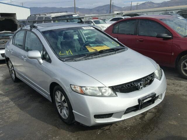 1HGFA16859L001894 - 2009 HONDA CIVIC EX SILVER photo 1