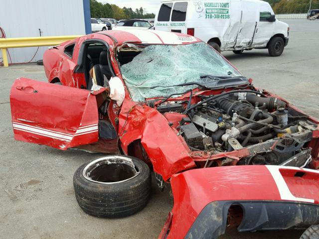1ZVHT88S785139584 - 2008 FORD MUSTANG SH RED photo 1