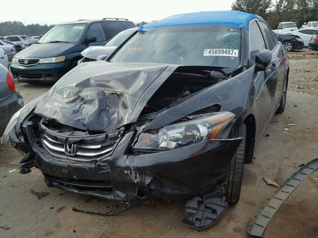 1HGCP2F80CA149140 - 2012 HONDA ACCORD EXL BLACK photo 2