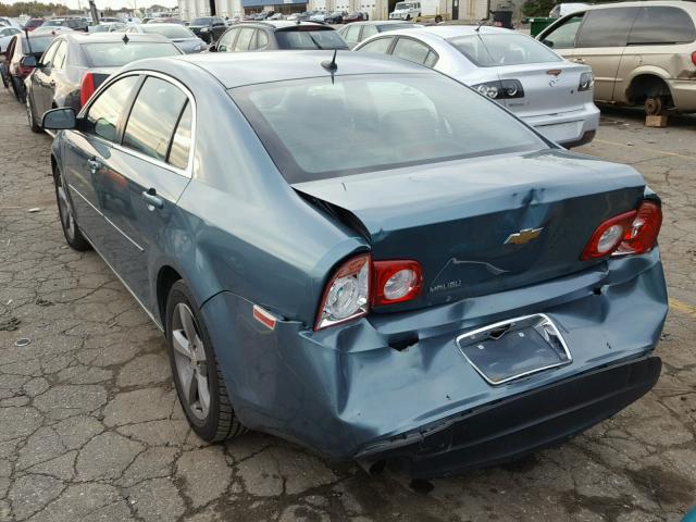 1G1ZJ57B69F196442 - 2009 CHEVROLET MALIBU BLUE photo 3