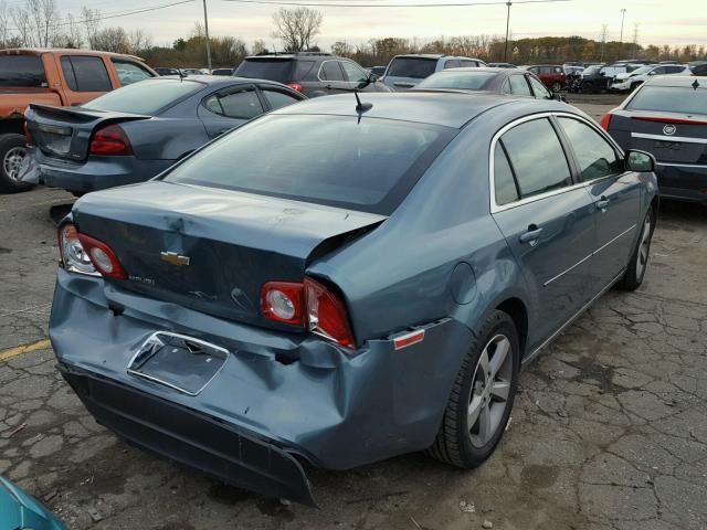 1G1ZJ57B69F196442 - 2009 CHEVROLET MALIBU BLUE photo 4