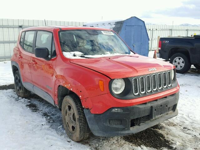 ZACCJBAT7GPE30014 - 2016 JEEP RENEGADE S ORANGE photo 1