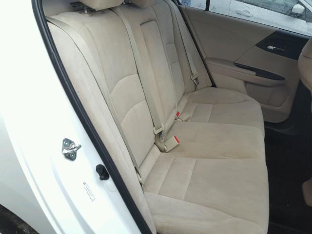 1HGCR2F78DA102781 - 2013 HONDA ACCORD EX WHITE photo 6