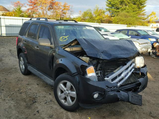 1FMCU0DG7AKD42930 - 2010 FORD ESCAPE BLACK photo 1