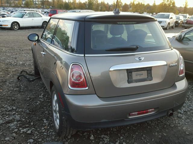 WMWSU3C55CT185278 - 2012 MINI COOPER SILVER photo 3