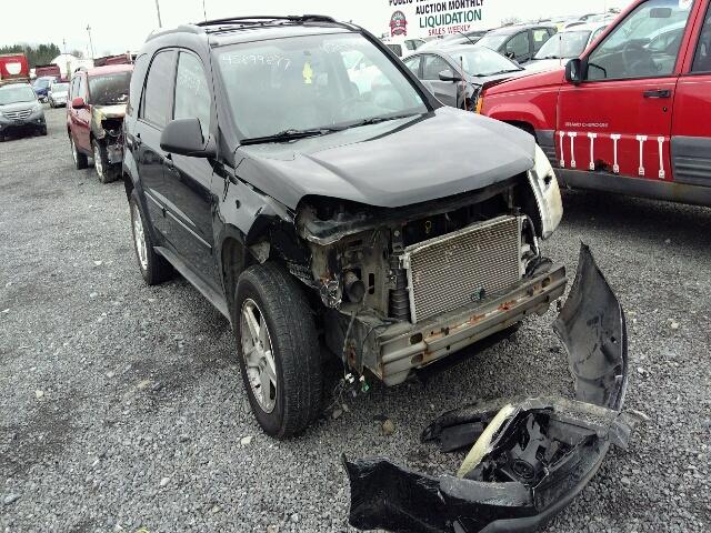 2CNDL73F656127136 - 2005 CHEVROLET EQUINOX LT BLACK photo 1