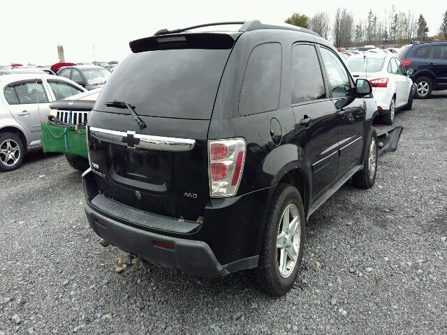 2CNDL73F656127136 - 2005 CHEVROLET EQUINOX LT BLACK photo 4