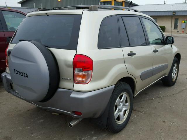 JTEHH20V930216111 - 2003 TOYOTA RAV4 SILVER photo 4